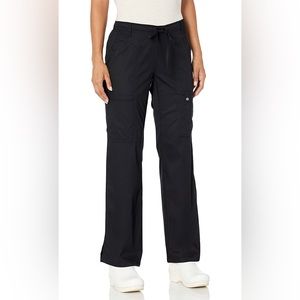 Cherokee Luxe - Low Rise Flare Leg Drawstring Cargo Pant (scrub pants)